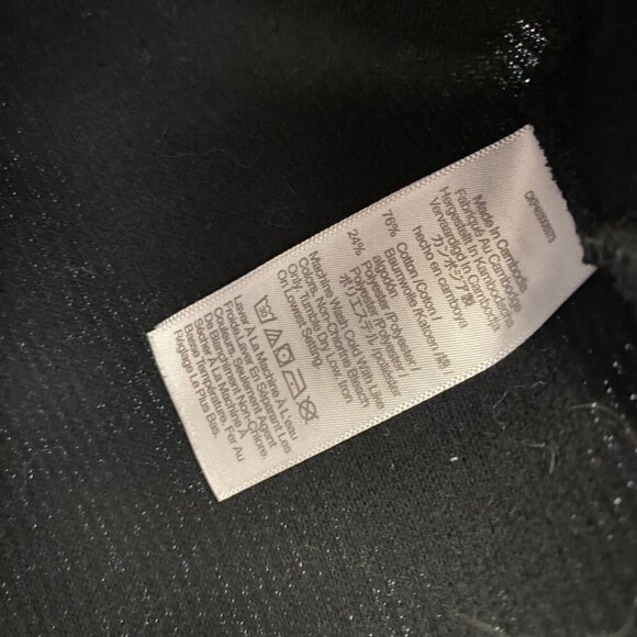 Madewell Black Ribbed Front Knot Top - Picture 8 of 10